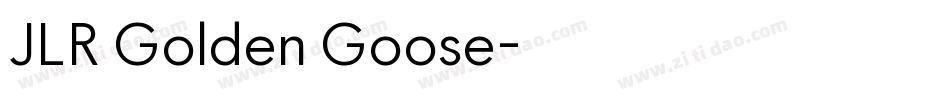 JLR Golden Goose字体转换